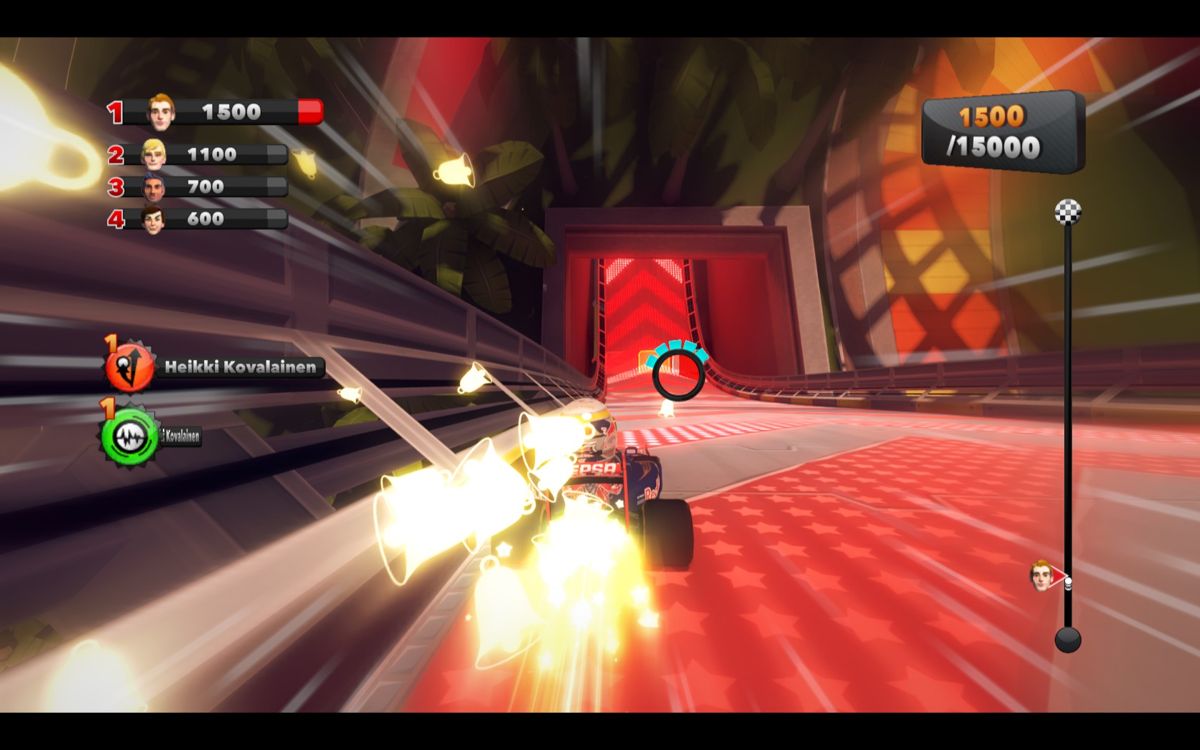 F1 Race Stars (Windows) screenshot: I got the power!