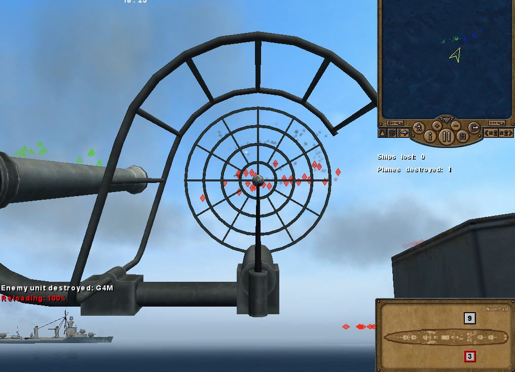 Pacific Storm (Windows) screenshot: Many enemies... shot, shot shot!!