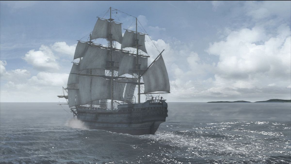 Assassin's Creed III (PlayStation 3) screenshot: Sailing off to a new world.