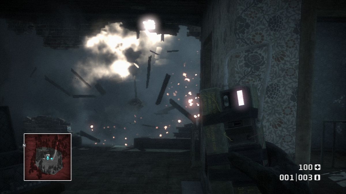 Battlefield: Bad Company (PlayStation 3) screenshot: Use explosive to blow up the door.