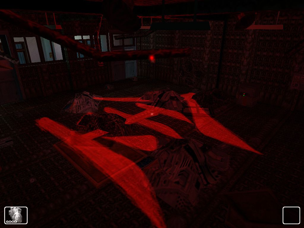 White Day: A Labyrinth Named School (Windows) screenshot: Something went wrong here setting of several alarms