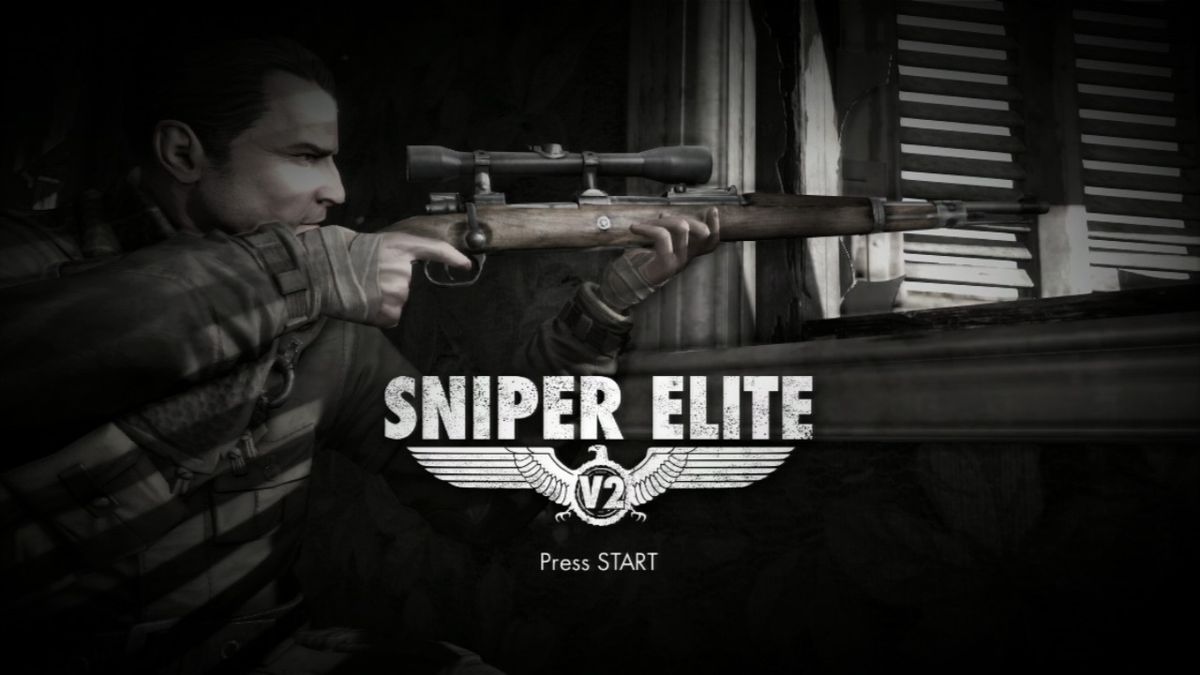 Sniper Elite V2 (PlayStation 3) screenshot: Title screen