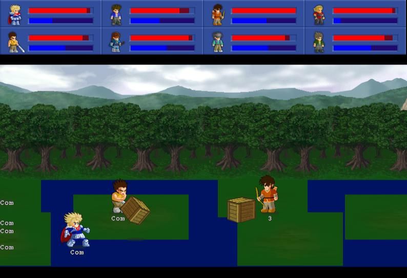 Little Fighter 2 (Windows) screenshot: Box in cojones