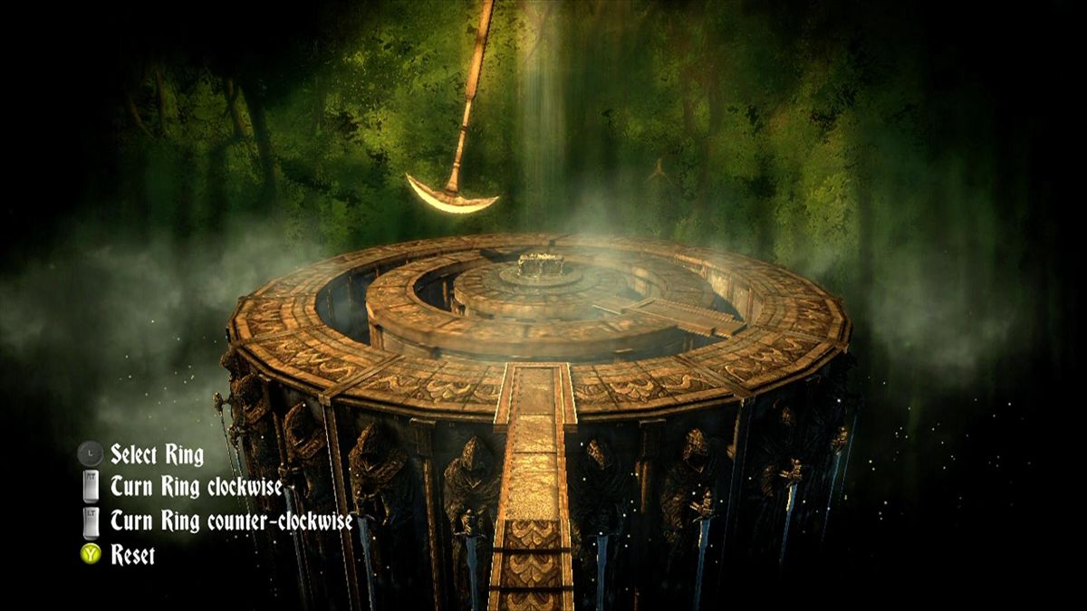 Castlevania: Lords of Shadow (Xbox 360) screenshot: Once in a while, you will need to solve some logical puzzles. A nice diversion from the fighting.