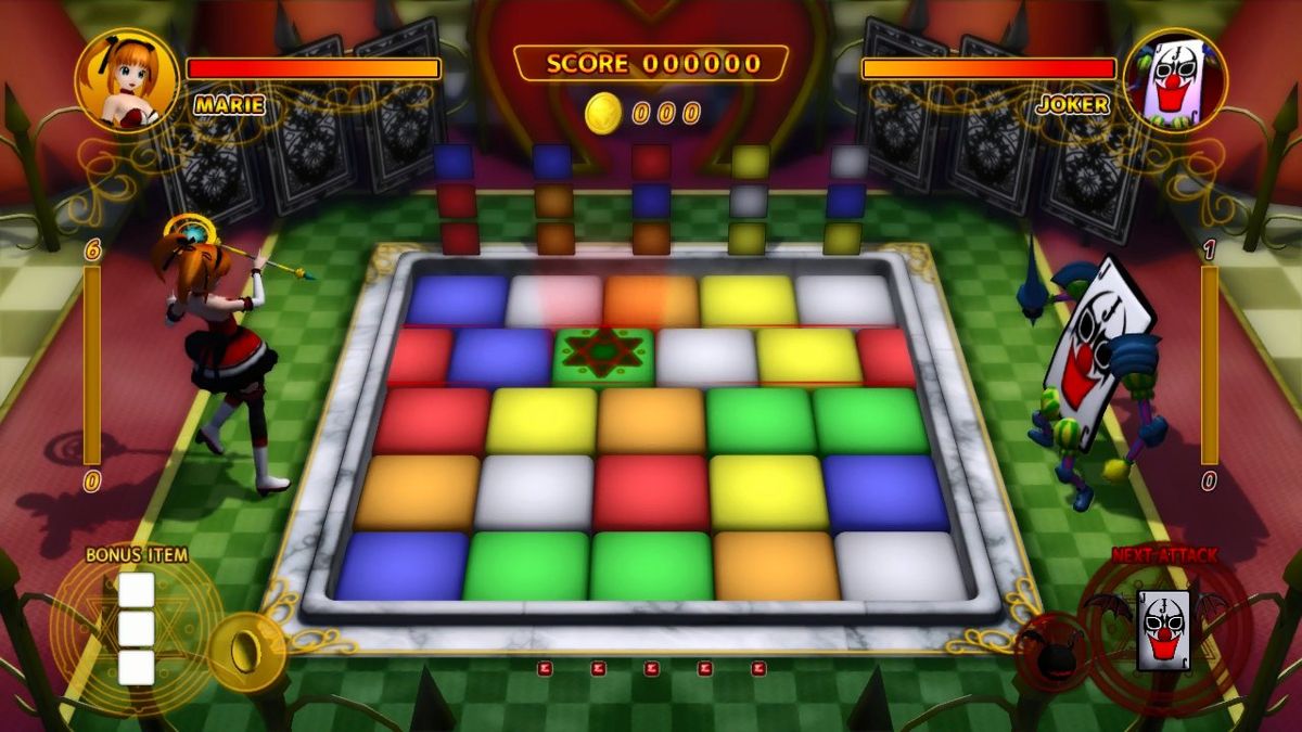 Magical Cube (Xbox 360) screenshot: Shift the blocks around and line them up!