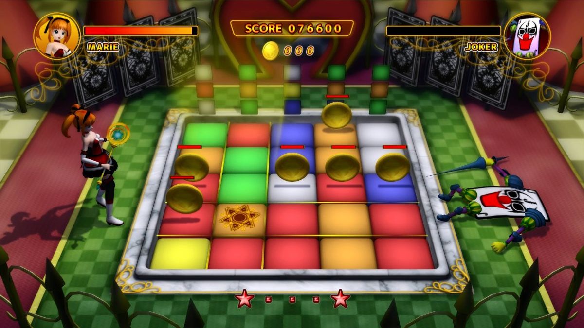 Magical Cube (Xbox 360) screenshot: When defeated, foes will release a handful of coins.