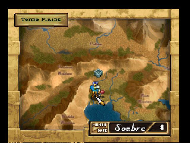 Ogre Battle 64: Person of Lordly Caliber (Nintendo 64) screenshot: World map