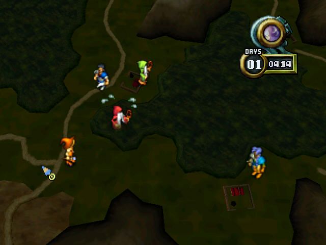 Ogre Battle 64: Person of Lordly Caliber (Nintendo 64) screenshot: Enemy has trouble. Good.