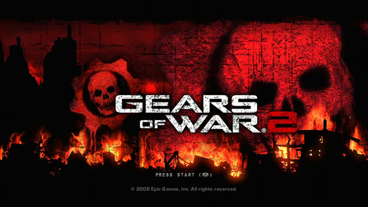 Gears of War 2 (Xbox 360) screenshot: Title screen