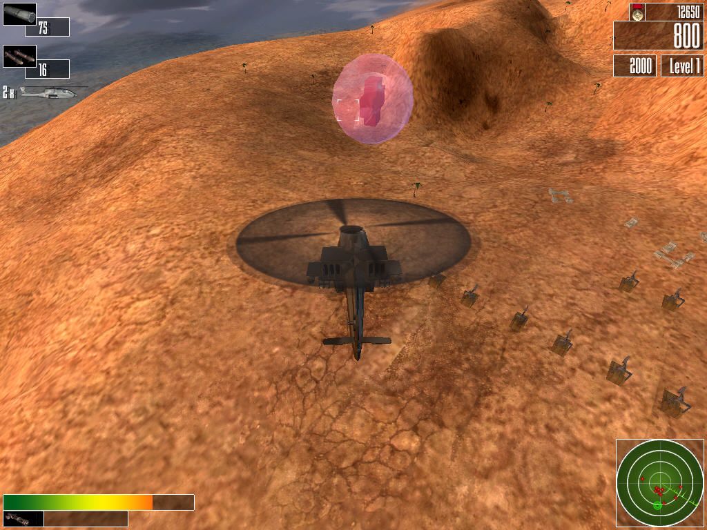 Elite Heli Squad (Windows) screenshot: Health bonus