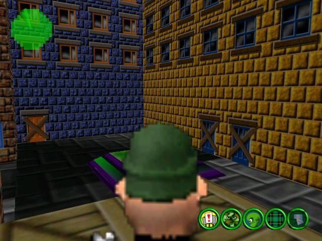 H.E.D.Z.: Head Extreme Destruction Zone (Windows) screenshot: Gangster's head