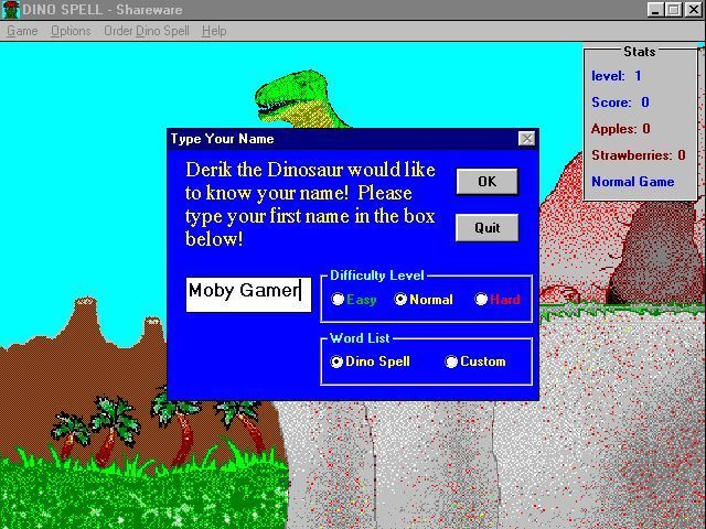 Dino Spell (1994) - MobyGames