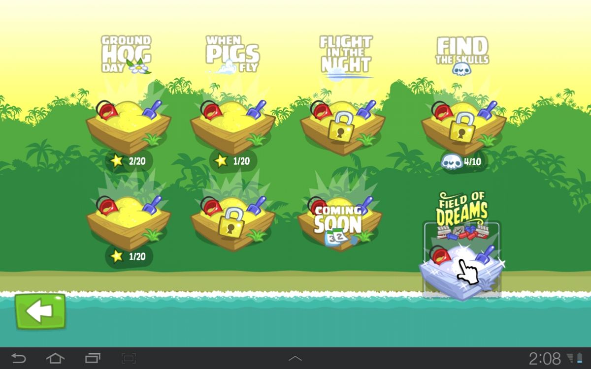 Bad Piggies (Android) screenshot: Sandbox levels