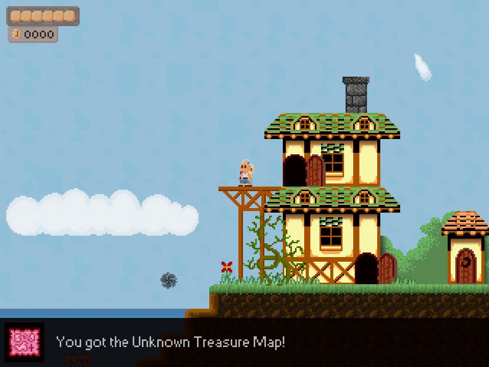 Treasure Adventure Game (Windows) screenshot: You got the treasure map