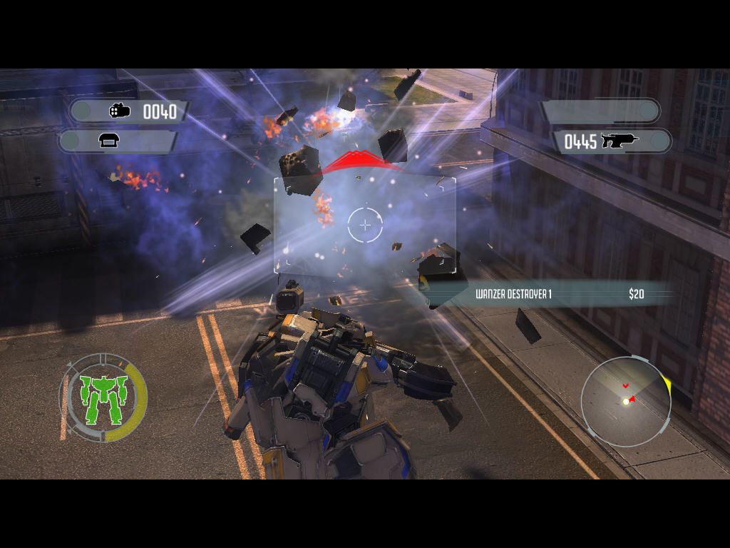 Front Mission Evolved (Windows) screenshot: HULK SMASH! :D
