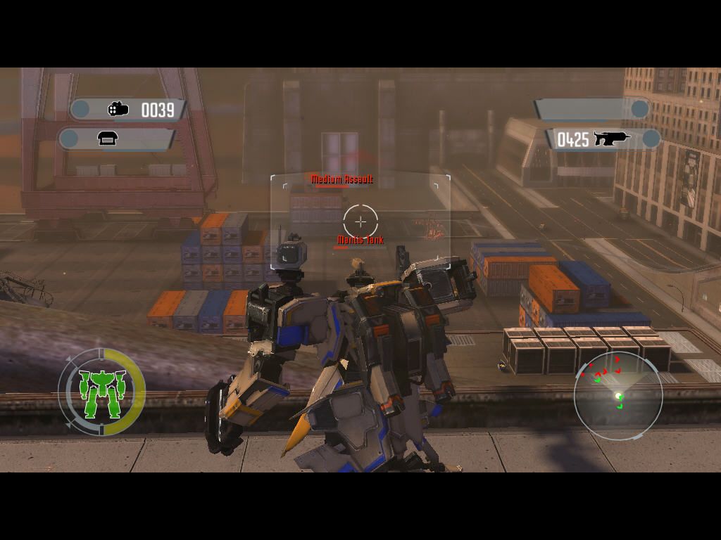Front Mission Evolved (Windows) screenshot: I'm not good sniper.