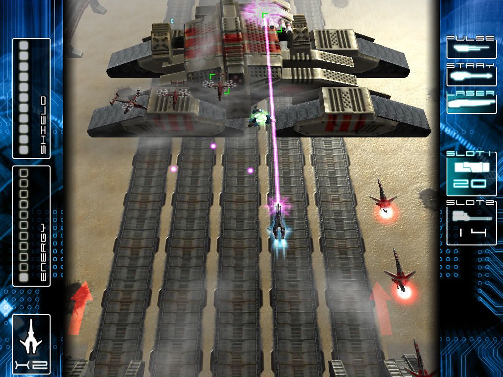Razor2: Hidden Skies (Windows) screenshot: Fight is quite hard