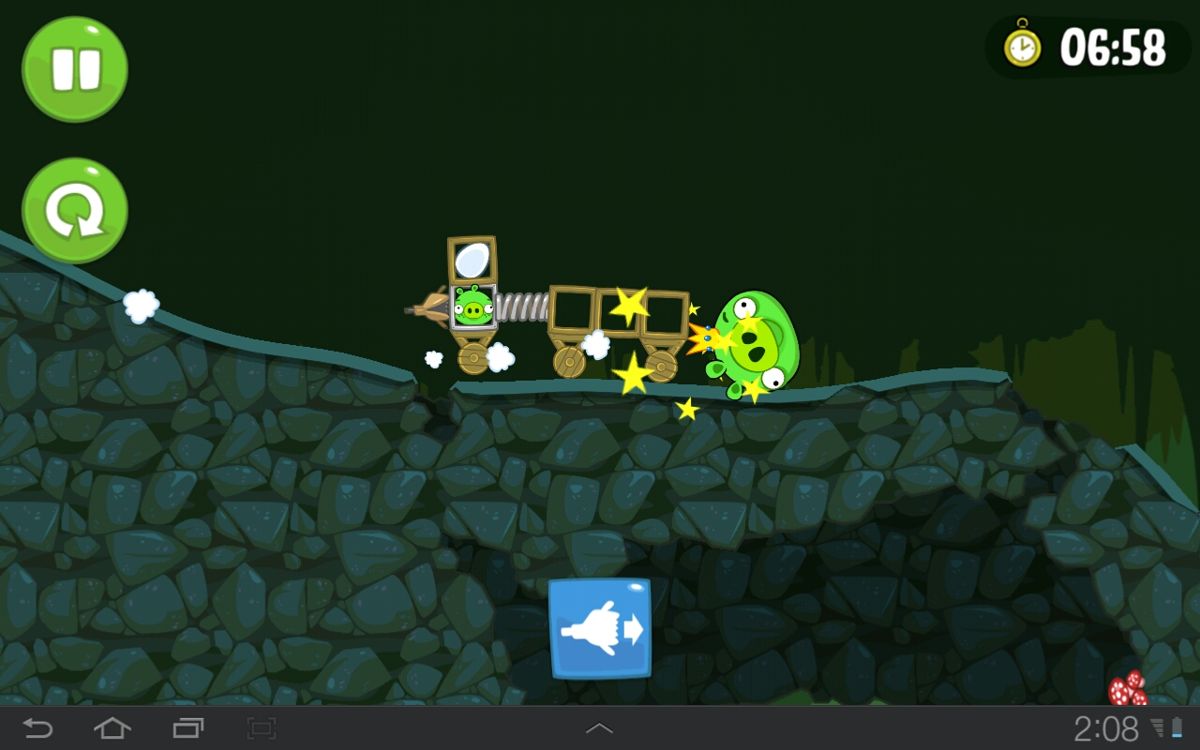 Bad Piggies (Android) screenshot: Sorry your majesty...