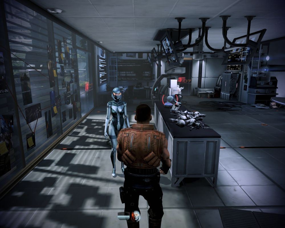 Mass Effect 3: Leviathan (Windows) screenshot: EDI comes along on this mission.
