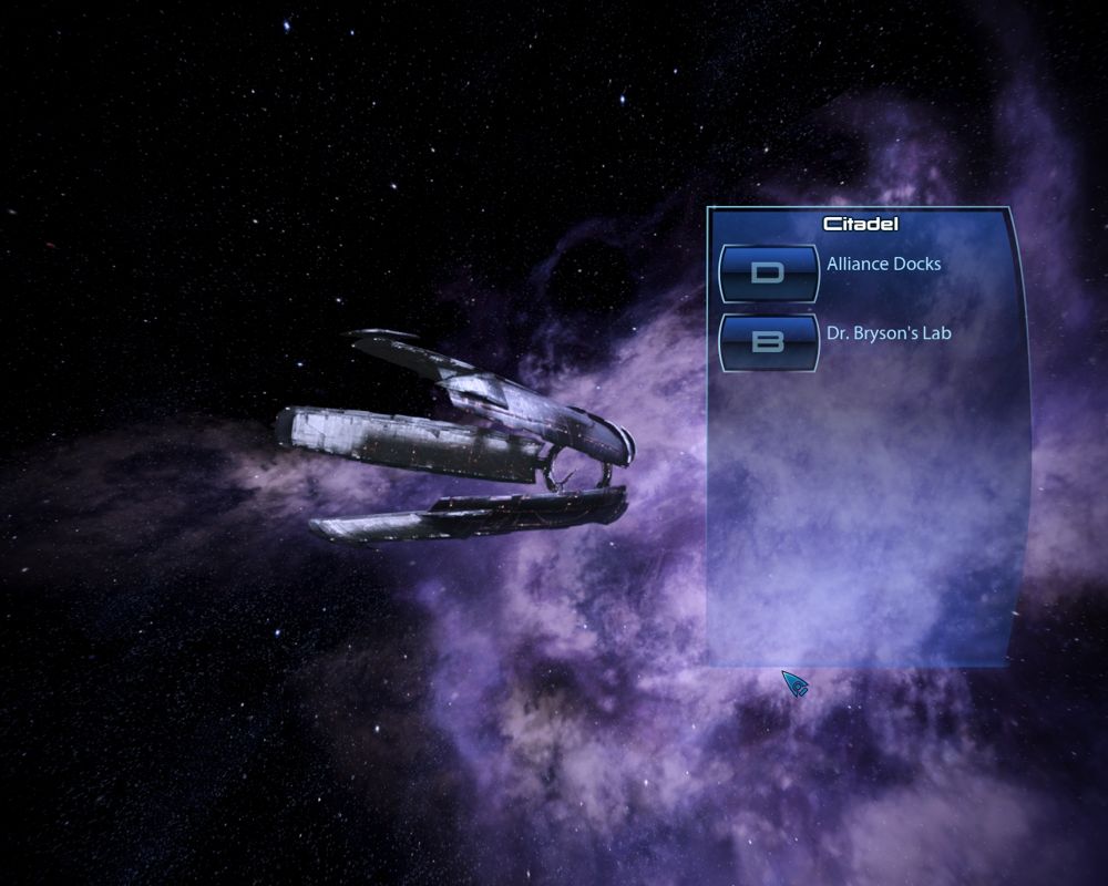 Mass Effect 3: Leviathan (Windows) screenshot: Choose to go to Dr. Bryson's lab to start the first mission
