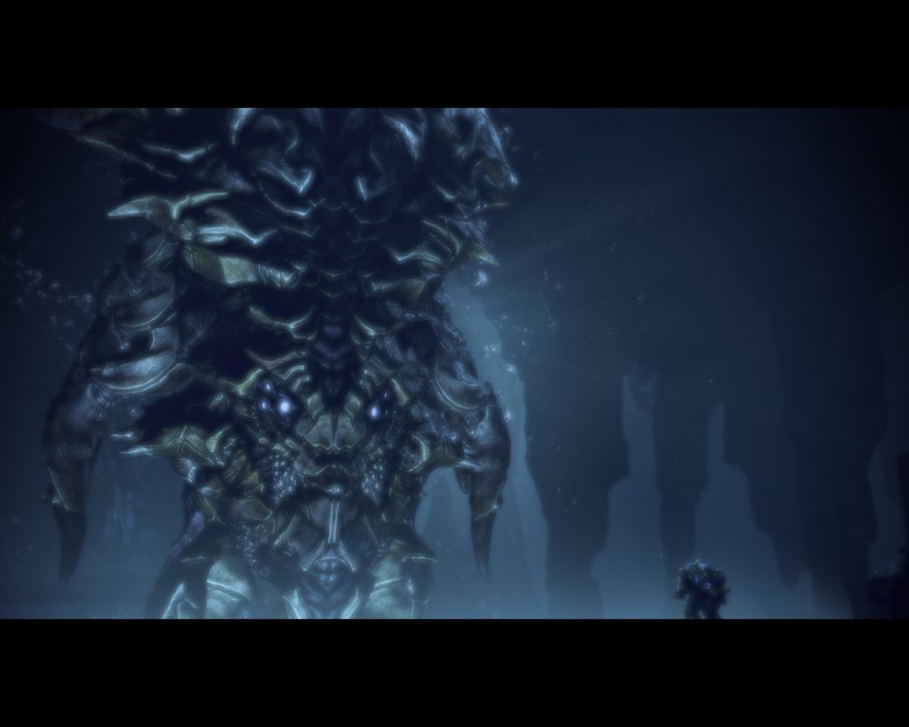 Mass Effect 3: Leviathan (Windows) screenshot: What big eyes you have Mr. Leviathan!