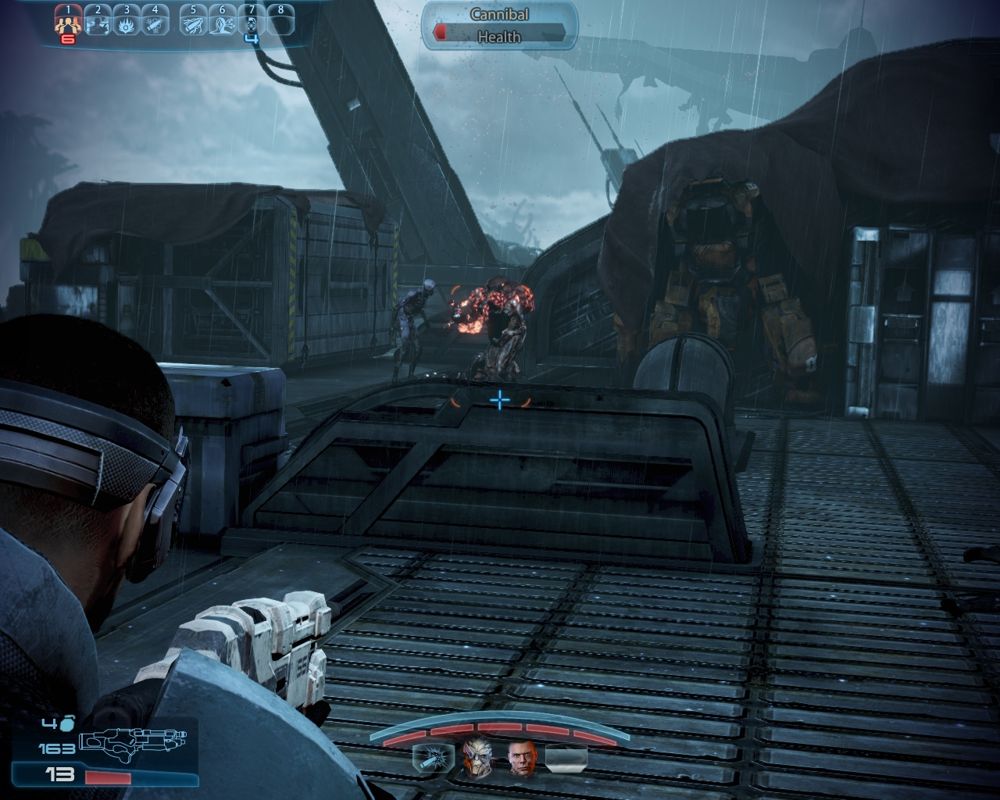 Mass Effect 3: Leviathan (Windows) screenshot: Early enemies aren't too difficult.