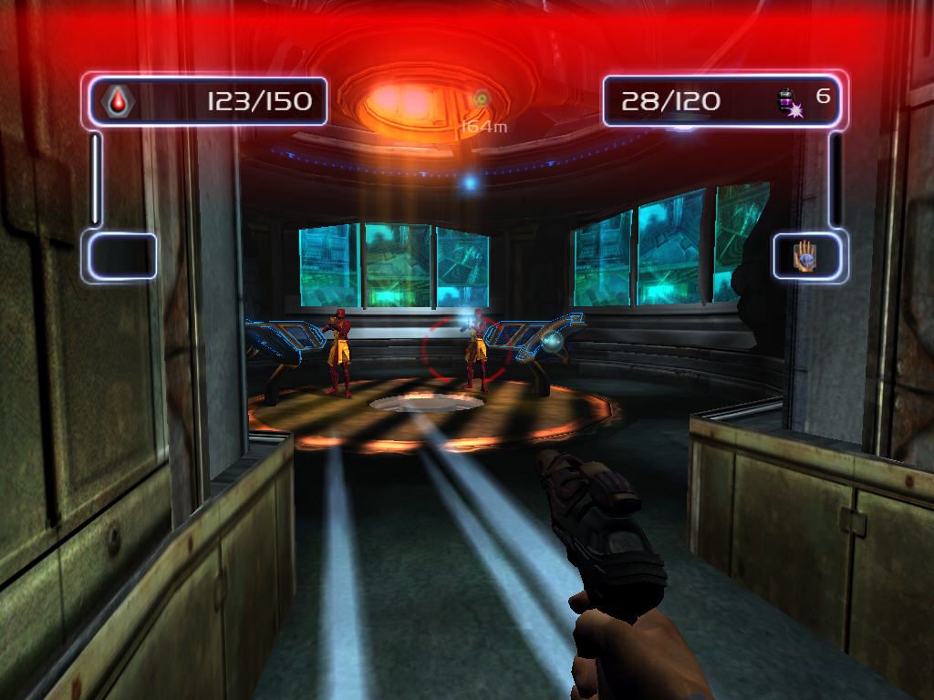 Gene Troopers (Windows) screenshot: Red aliens.