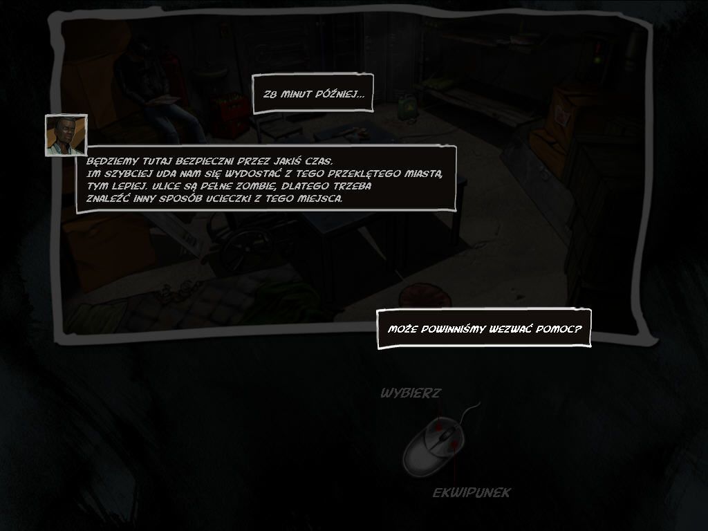 Trapped Dead (Windows) screenshot: Comics story