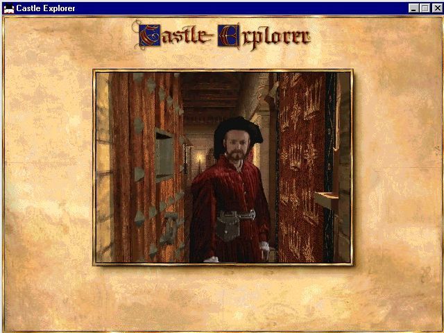 Castle Explorer (Windows) screenshot: This is the baron in his quarters