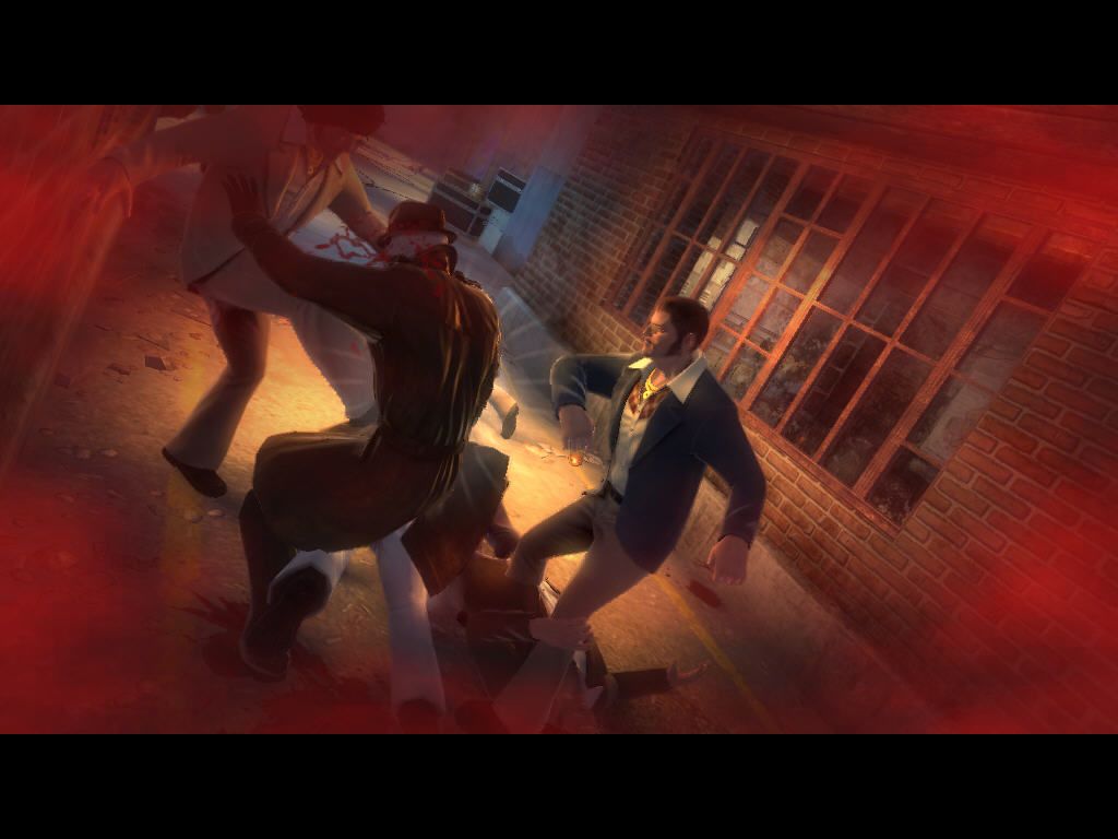 Watchmen: The End Is Nigh - Part 2 (Windows) screenshot: Near death.