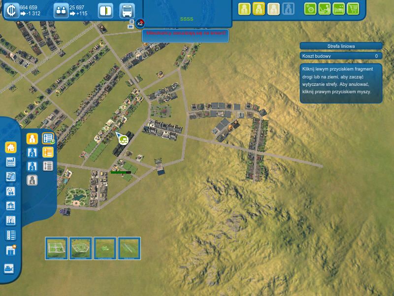 Cities XL 2011 (Windows) screenshot: expansion in the mountains