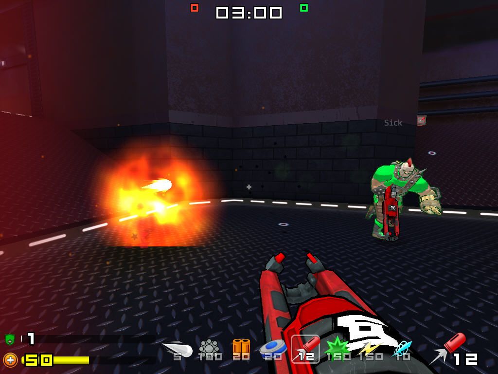 War§ow (Windows) screenshot: Nice explosion, but I missed.
