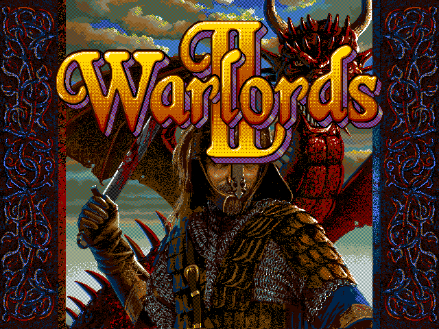 Warlords II (DOS) screenshot: Title screen