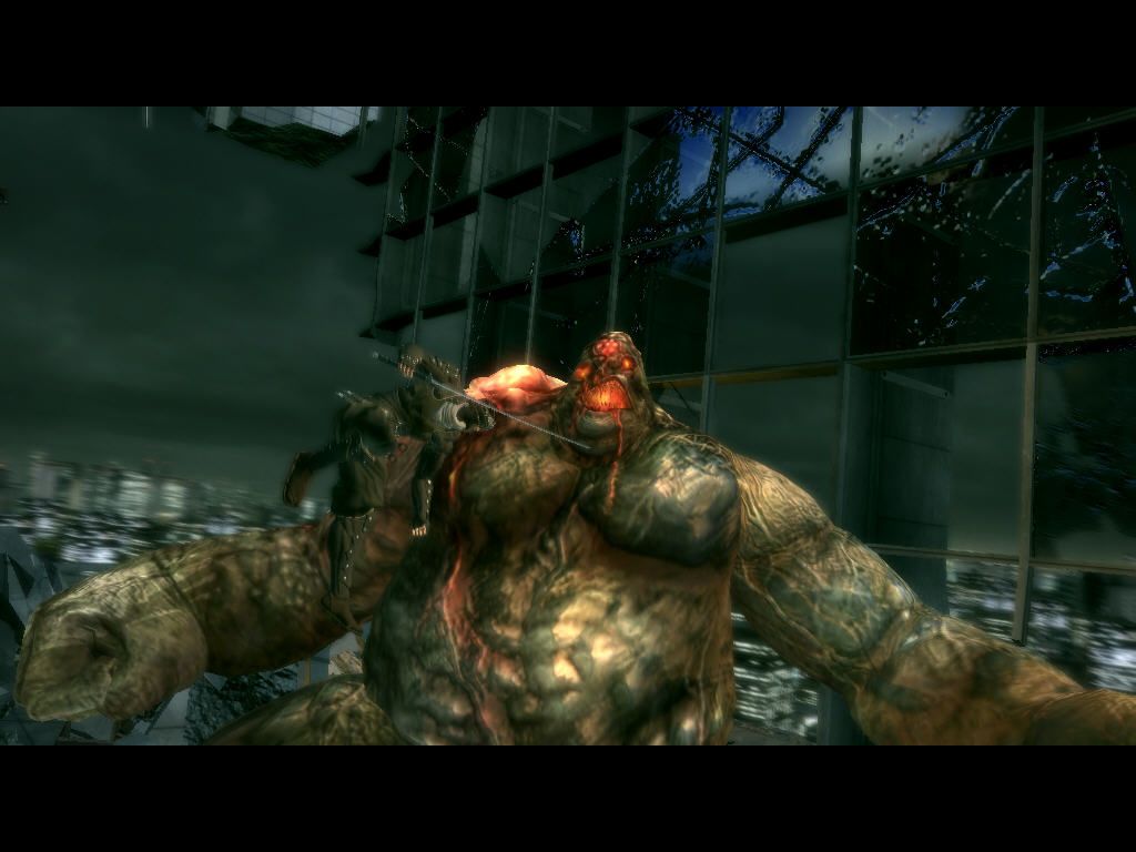 Ninja Blade (Windows) screenshot: Big ugly mutant, level 4