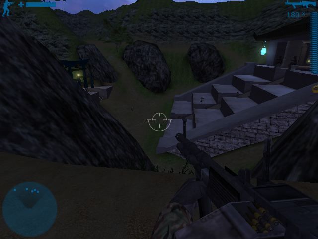 Combat: Task Force 121 (Windows) screenshot: Action in mountain