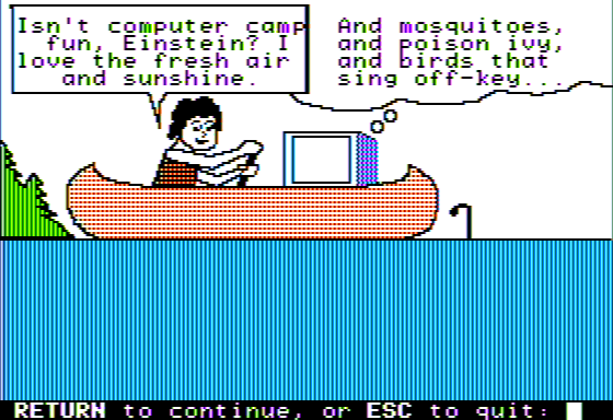 Microzine #11 (Apple II) screenshot: Micro-Toon