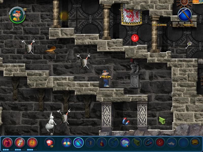 Pranksters 2: Budget Worx (Windows) screenshot: Maze adventure