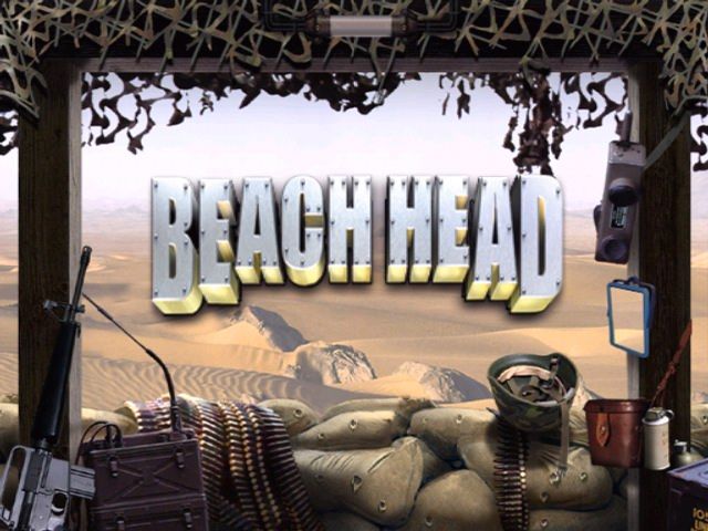 Beach Head: Desert War (Windows) screenshot: Title...