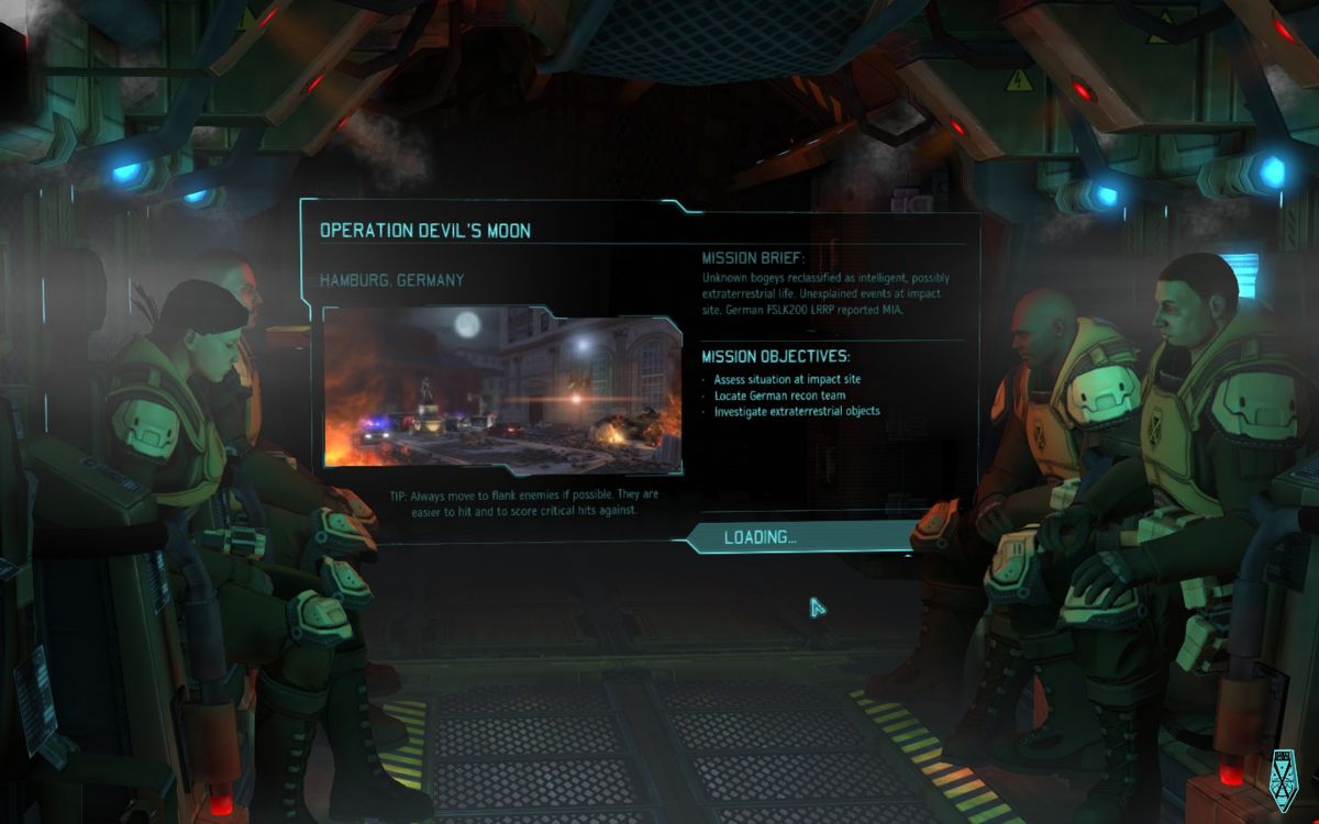 XCOM: Enemy Unknown (Windows) screenshot: First mission objectives