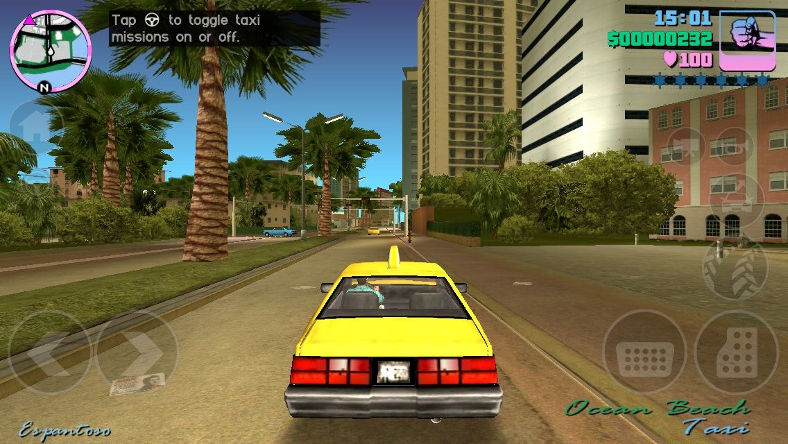 Screenshot of Grand Theft Auto: Vice City (iPhone, 2002