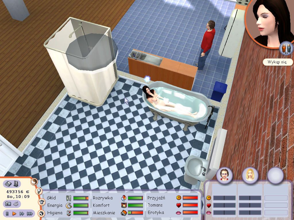 Singles 2: Triple Trouble (Windows) screenshot: Time to relax