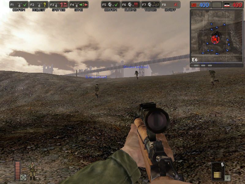 Battlefield 1942 (Windows) screenshot: Charge!