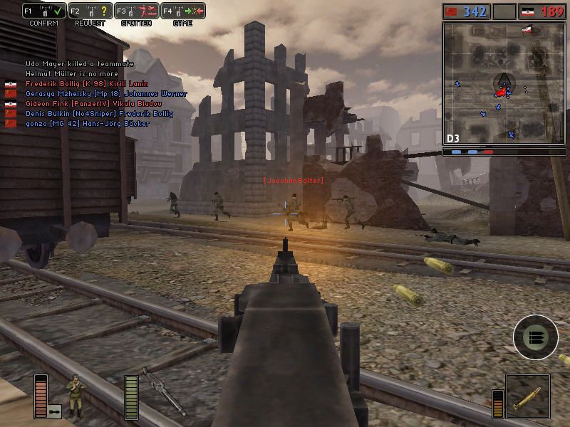 Battlefield 1942 (Windows) screenshot: TRATATATATATATA!!