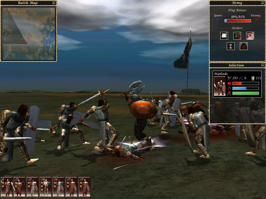 Cloven Crania Meadow (Windows) screenshot: Fight!