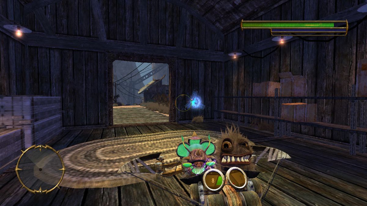 Oddworld: Stranger's Wrath HD (Windows) screenshot: Use special ammo to zap electric switches