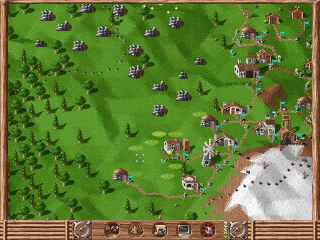 Screenshot of Serf City: Life is Feudal (DOS, 1993) - MobyGames