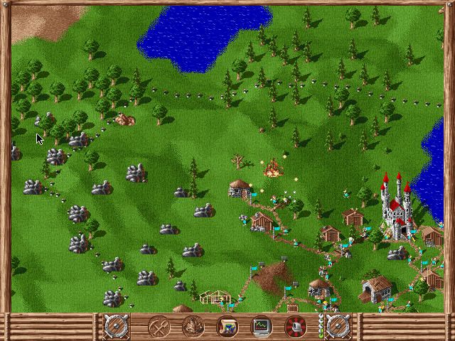 Screenshot of Serf City: Life is Feudal (DOS, 1993) - MobyGames