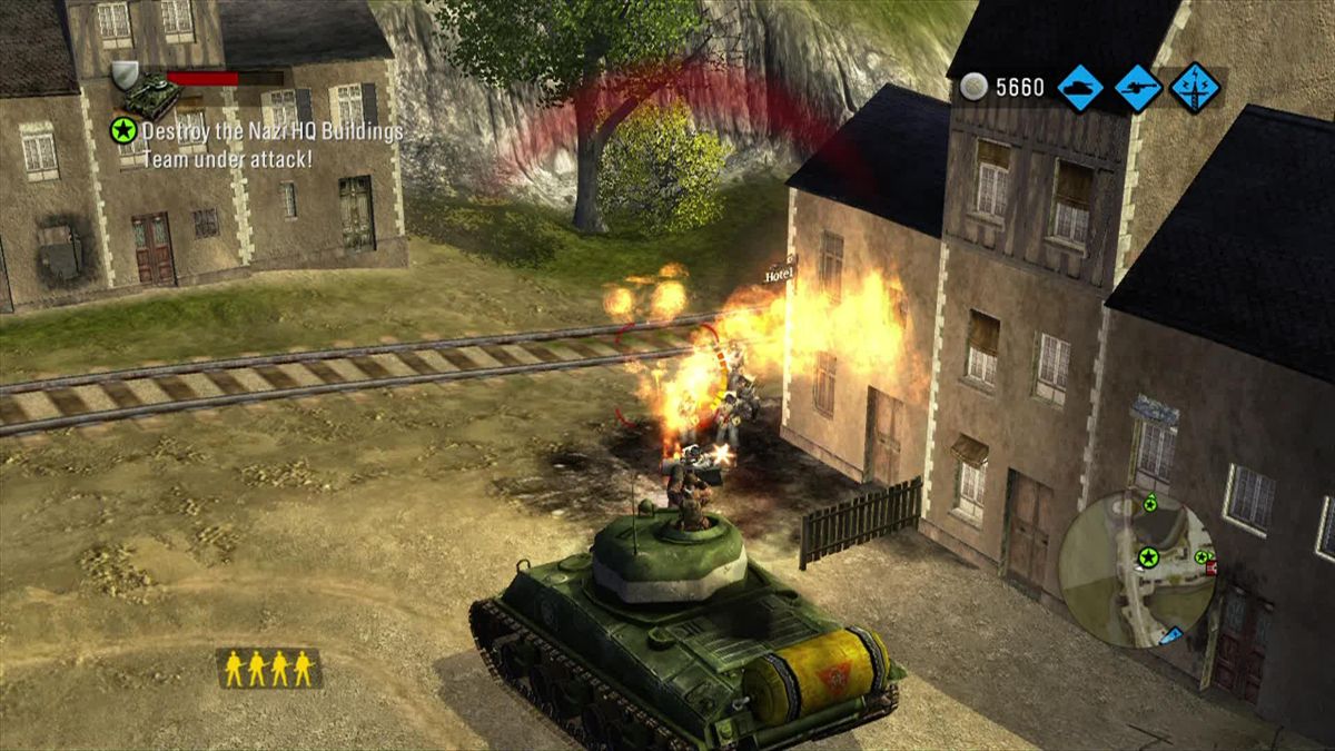 The Outfit (Xbox 360) screenshot: Driving a M4 Crocodile.