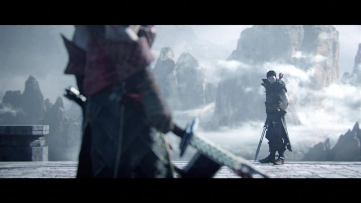 Dragon Age II (Xbox 360) screenshot: Scene from the intro movie