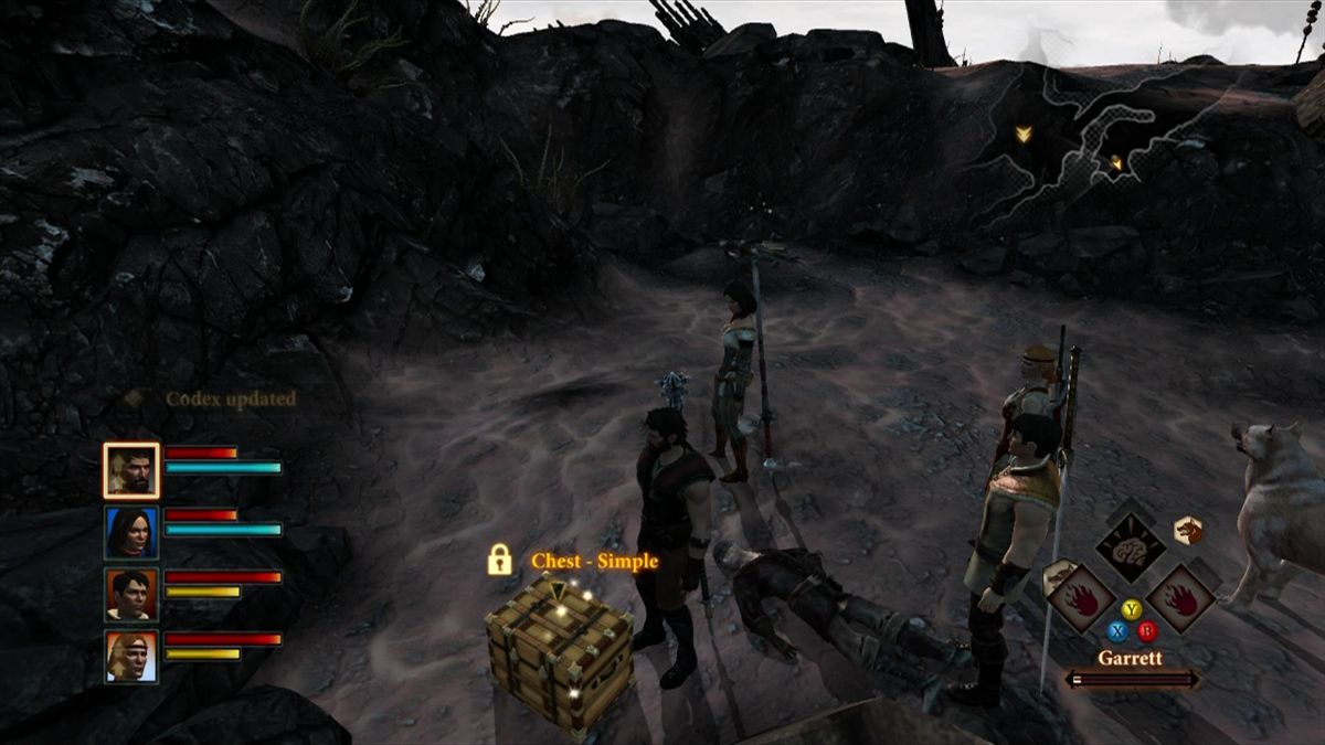 Dragon Age II (Xbox 360) screenshot: Some chests are locked and need to be picked by thieves